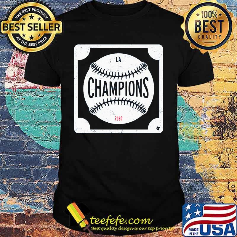Los angeles dodgers world series 2020 champions baseball logo shirt