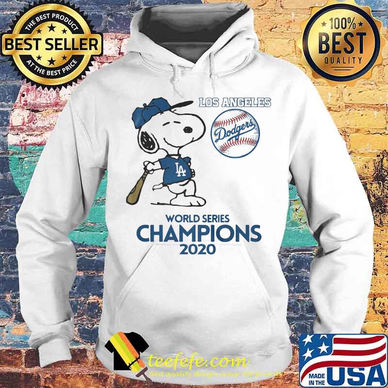 Los angeles dodgers world series champions 2020 baseball snoopy s Hoodie Los angeles dodgers world series champions 2020 baseball snoopy s Hoodie