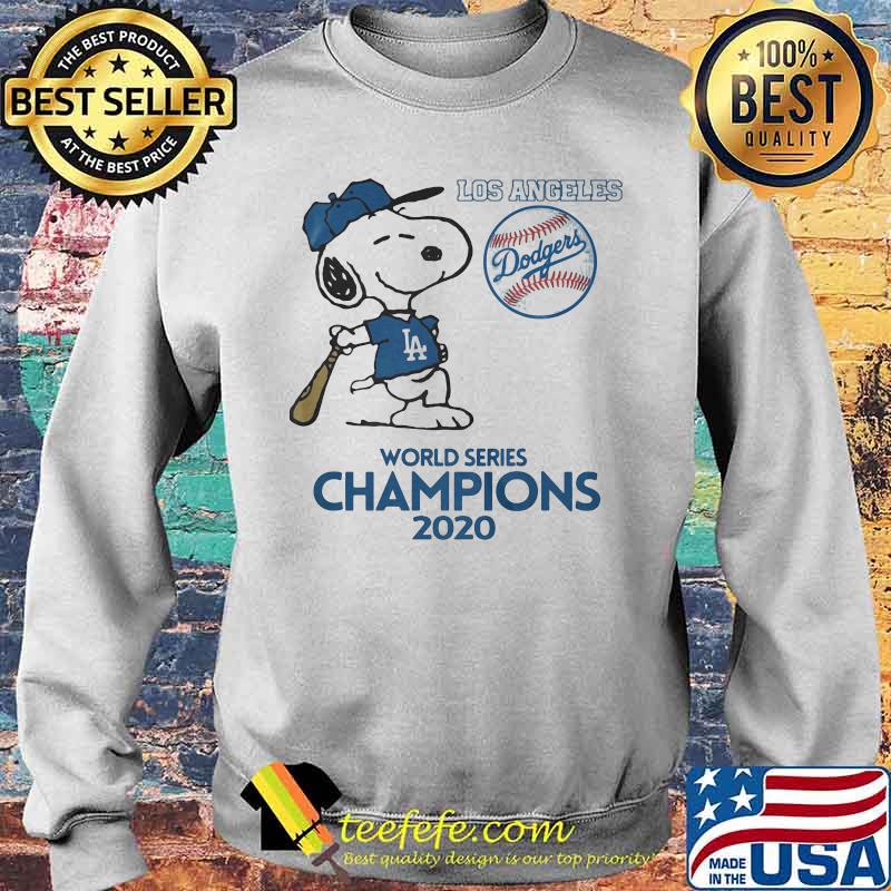 Los angeles dodgers world series champions 2020 baseball snoopy s Sweater Los angeles dodgers world series champions 2020 baseball snoopy s Sweater