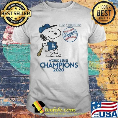 Los angeles dodgers world series champions 2020 baseball snoopy shirt