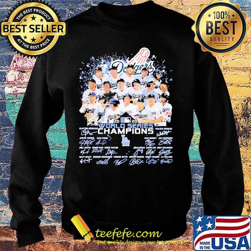 Los angeles dodgers world series champions signatures 2020 s Sweater Los angeles dodgers world series champions signatures 2020 s Sweater
