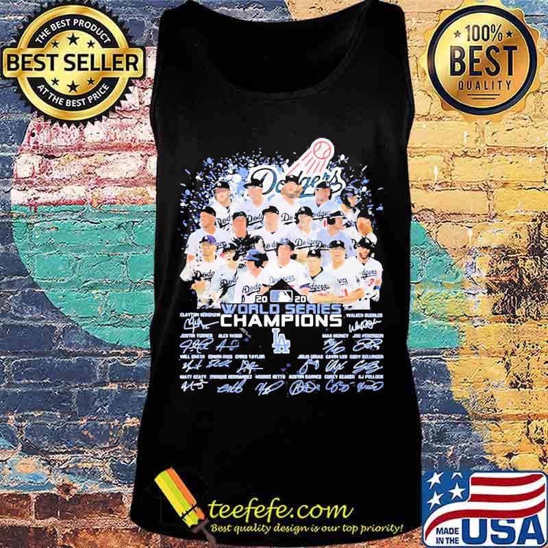 Los angeles dodgers world series champions signatures 2020 s Tank top Los angeles dodgers world series champions signatures 2020 s Tank top