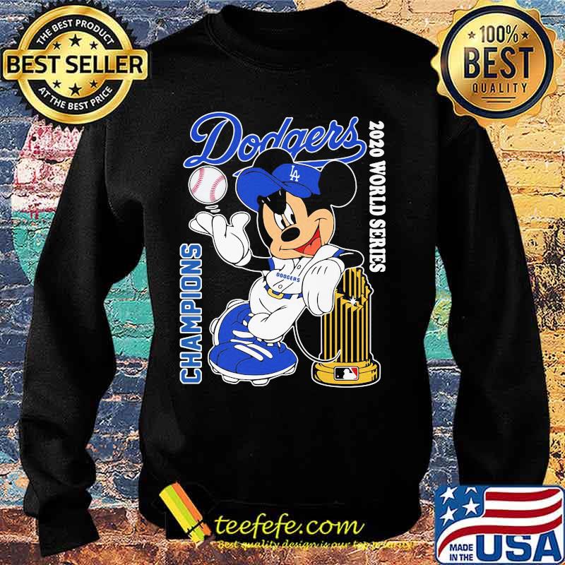 Los angeles dodgers world series mickey mouse disney baseball s Sweater Los angeles dodgers world series mickey mouse disney baseball s Sweater