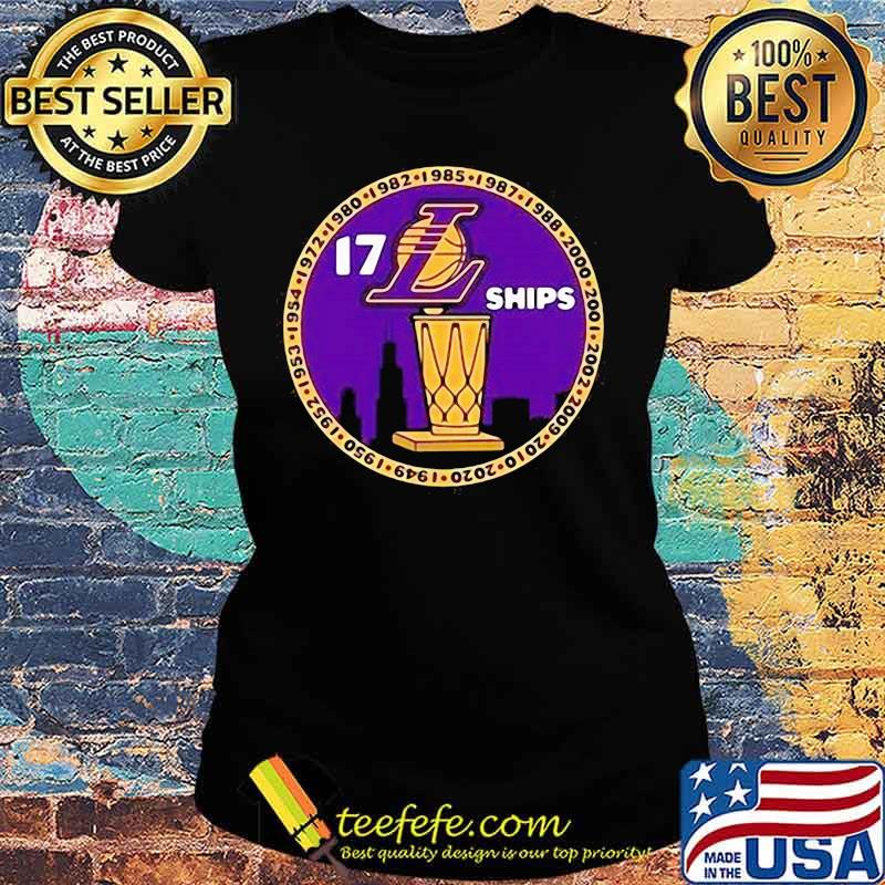 Los angeles lakers 17 time nba champions s Ladies tee Los angeles lakers 17 time nba champions s Ladies tee