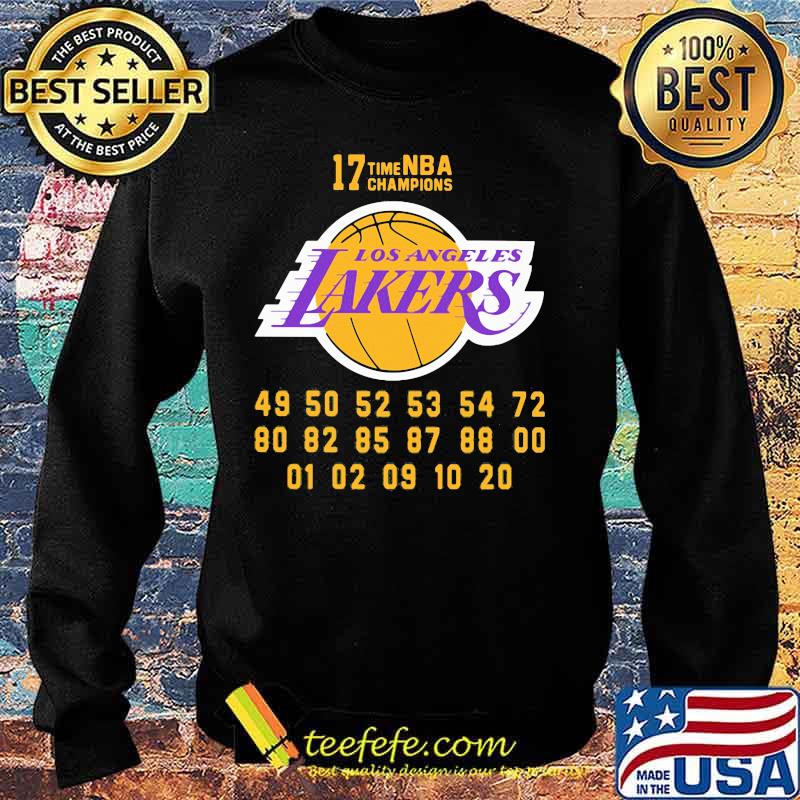 Los angeles lakers 17 time nba champions s Sweater Los angeles lakers 17 time nba champions s Sweater