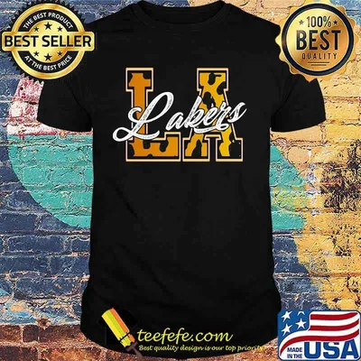 Los angeles lakers leopard shirt