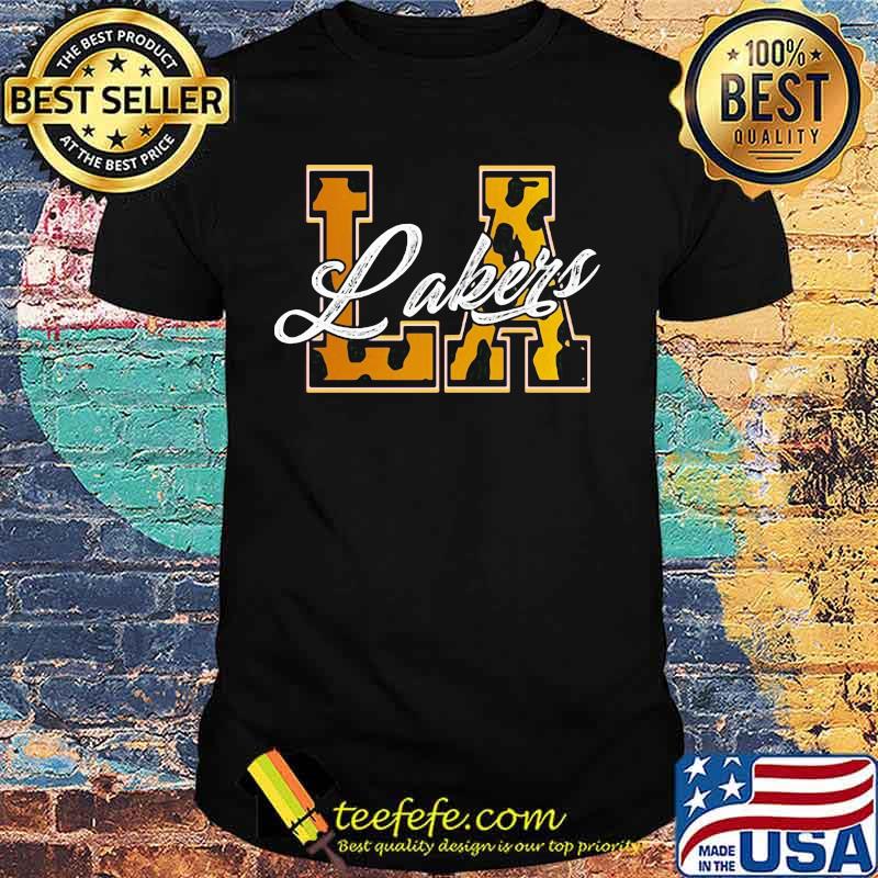 Los angeles lakers leopard shirt