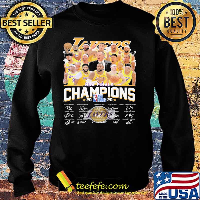 Los angeles lakers nba finals champions 2020 signatures stars s Sweater Los angeles lakers nba finals champions 2020 signatures stars s Sweater