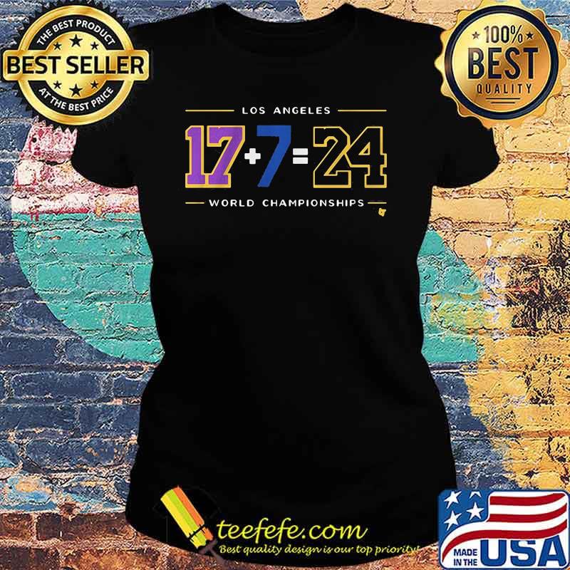 Los angeles now has 7 baseball championships and 17 basketball championships math s Ladies tee Los angeles now has 7 baseball championships and 17 basketball championships math s Ladies tee