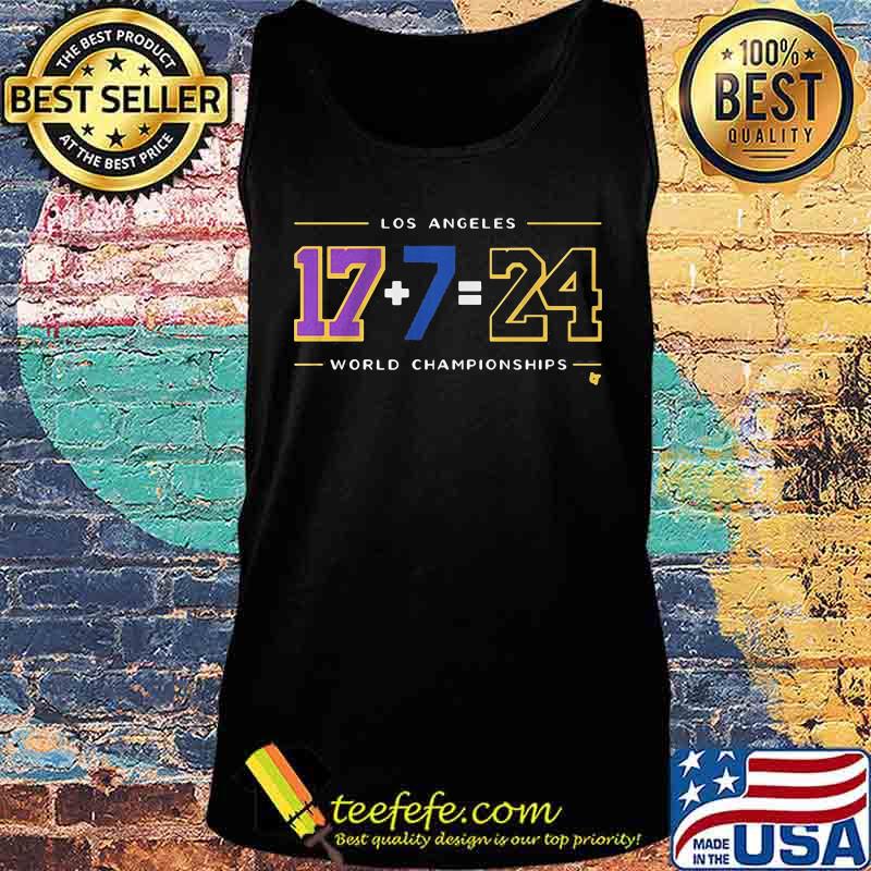Los angeles now has 7 baseball championships and 17 basketball championships math s Tank top Los angeles now has 7 baseball championships and 17 basketball championships math s Tank top