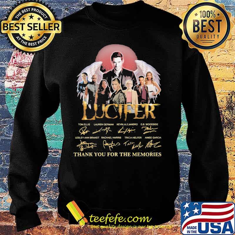 Lucifer thank for the memories signatures s Sweater Lucifer thank for the memories signatures s Sweater