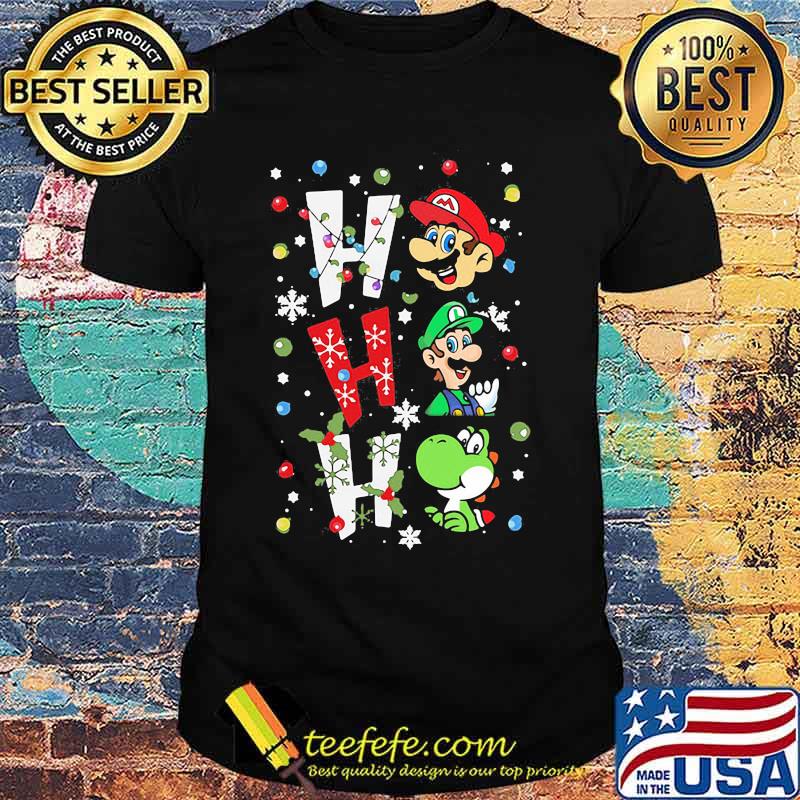 Mario ho ho ho merry christmas shirt Mario ho ho ho merry christmas shirt