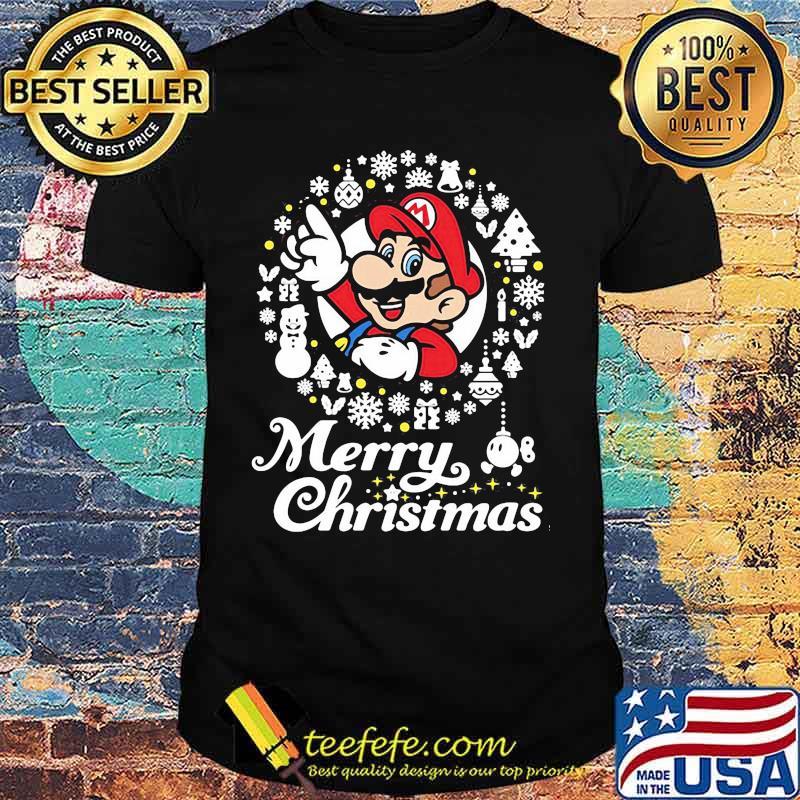 Mario ugly merry christmas shirt