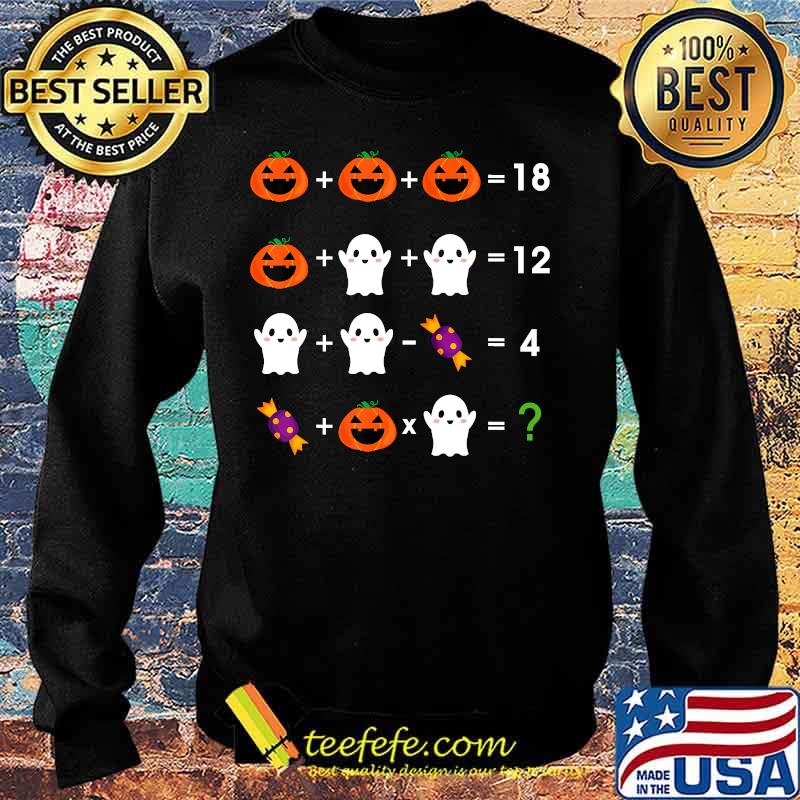 Math pumpkin ghost halloween s Sweater Math pumpkin ghost halloween s Sweater
