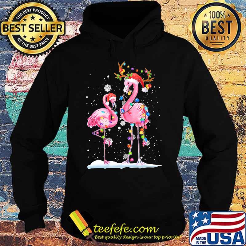 Merry christmas flamingo santa s Hoodie Merry christmas flamingo santa s Hoodie