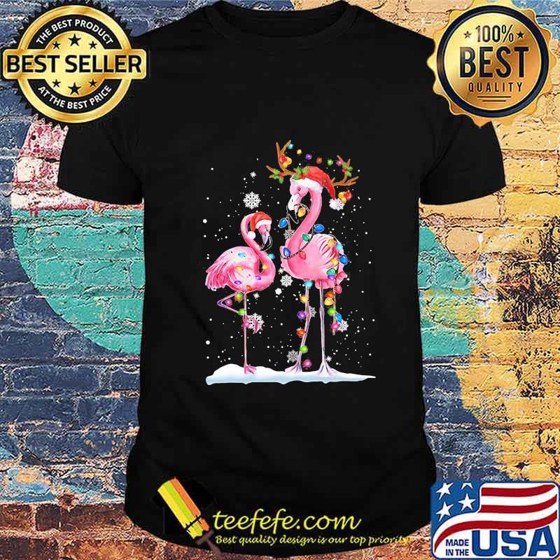 Merry christmas flamingo santa shirt Merry christmas flamingo santa shirt