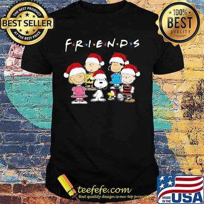 Merry christmas friends the peanuts shirt