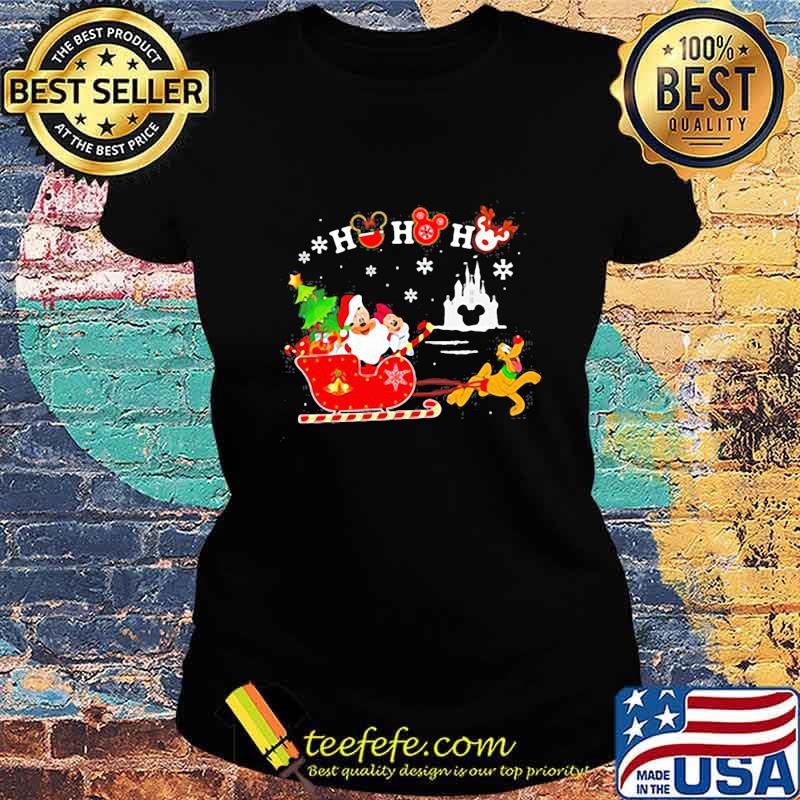 Merry christmas mickey mouse ho ho ho s Ladies tee Merry christmas mickey mouse ho ho ho s Ladies tee