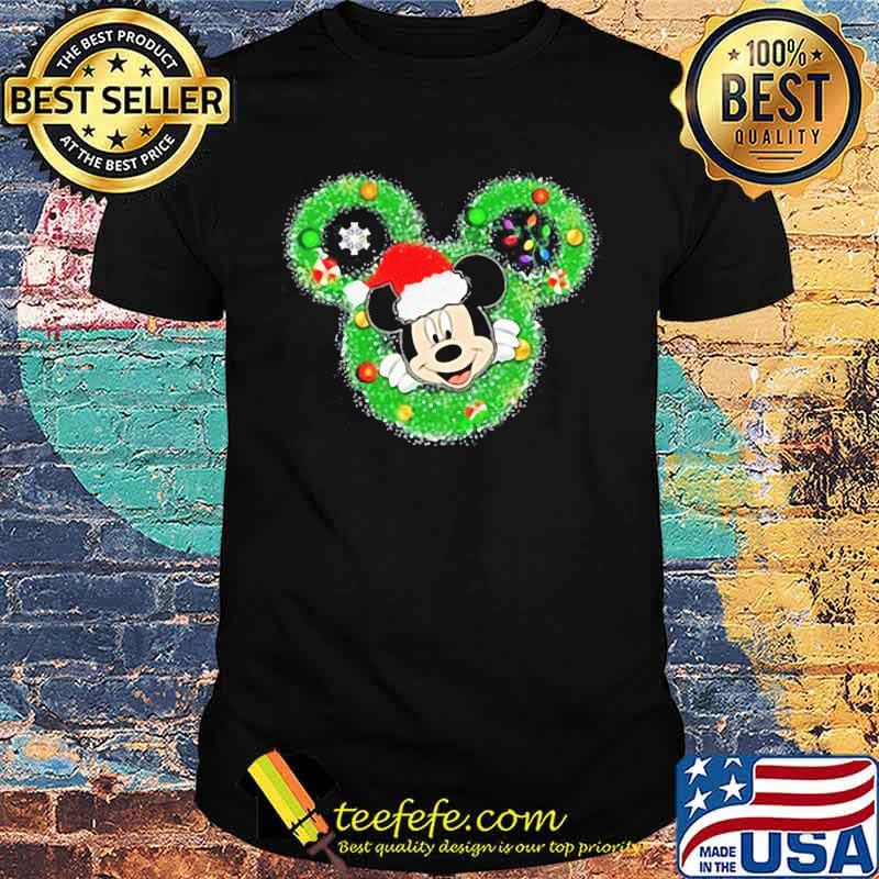 Merry christmas mickey mouse santa shirt