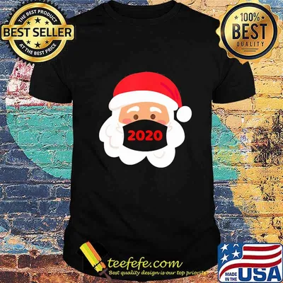 Merry christmas santa claus mask 2020 shirt