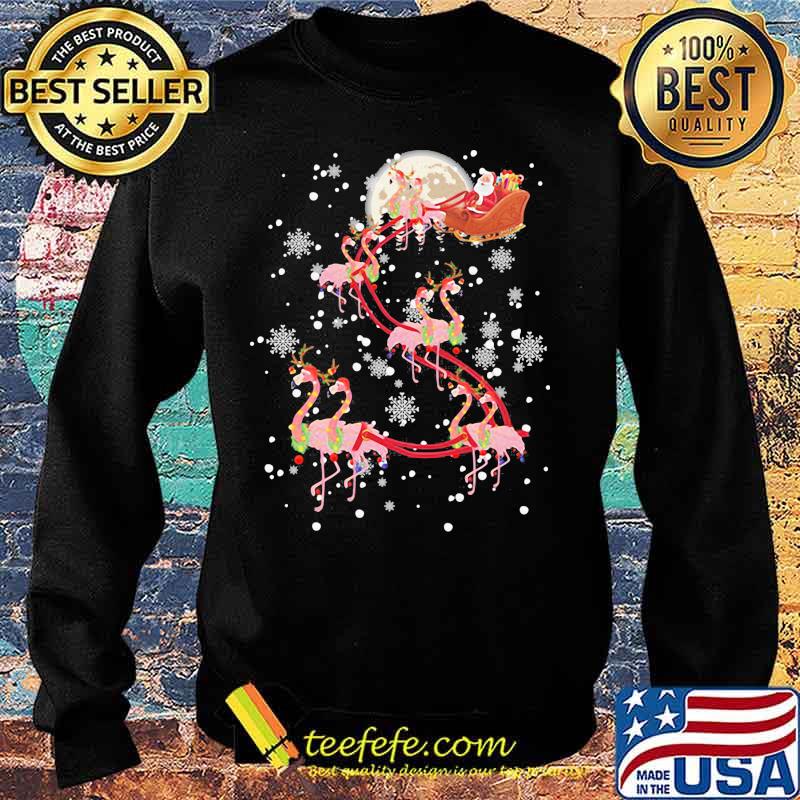 Merry christmas santa claus riding flamingos s Sweater Merry christmas santa claus riding flamingos s Sweater