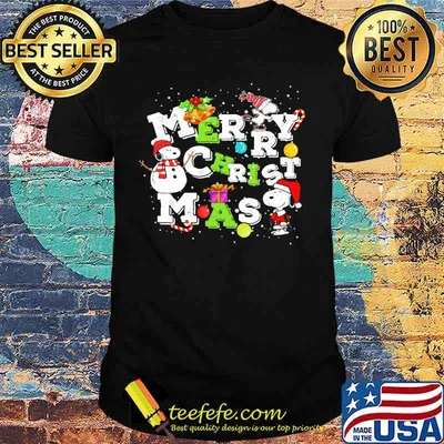 Merry christmas snoopy santa shirt