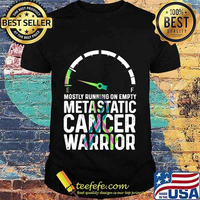 Metastatic Breast Cancer Awareness Fighting US Warrior T-Shirt