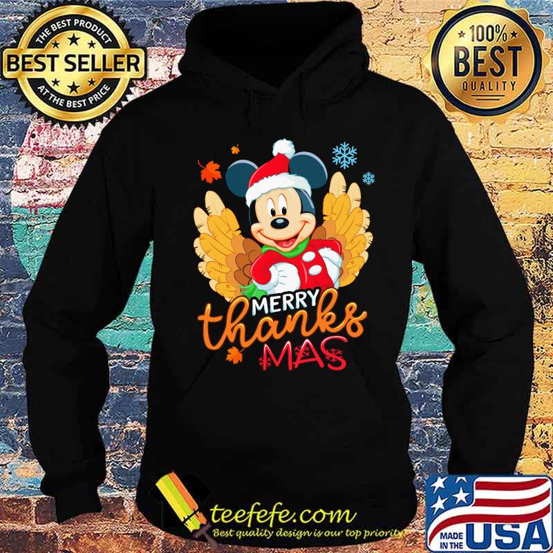 Mickey mouse happy merrythanksmas thanksgiving christmas s Hoodie Mickey mouse happy merrythanksmas thanksgiving christmas s Hoodie