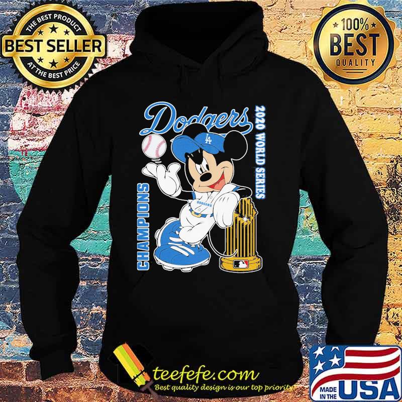 Mickey mouse Los angeles dodgers world series champions 2020 s Hoodie Mickey mouse Los angeles dodgers world series champions 2020 s Hoodie