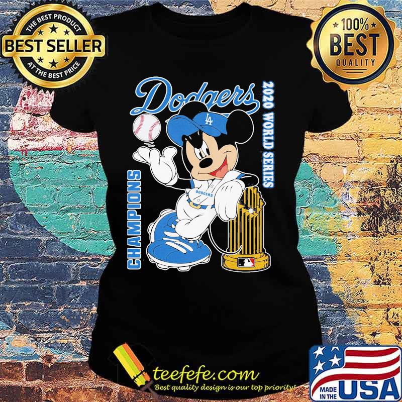 Mickey mouse Los angeles dodgers world series champions 2020 s Ladies tee Mickey mouse Los angeles dodgers world series champions 2020 s Ladies tee
