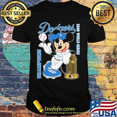 Mickey mouse Los angeles dodgers world series champions 2020 shirt