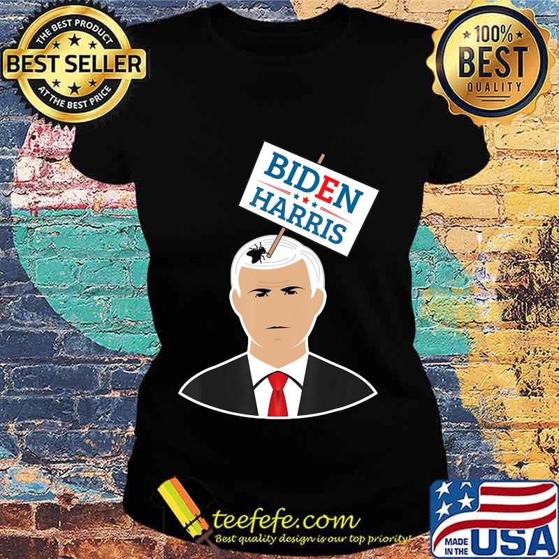 Mike Pence Fly Hair Vote Biden Harris 2020 Debate Funny Meme T-Shirt Ladies tee Mike Pence Fly Hair Vote Biden Harris 2020 Debate Funny Meme T-Shirt Ladies tee