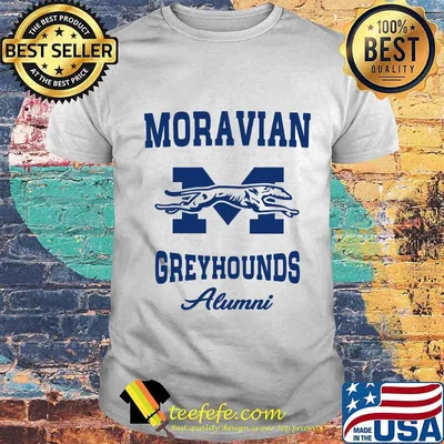 Moravian greyhounds alumni logo shirt