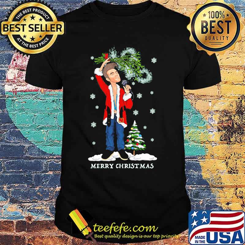 Morrissey santa merry christmas tree shirt