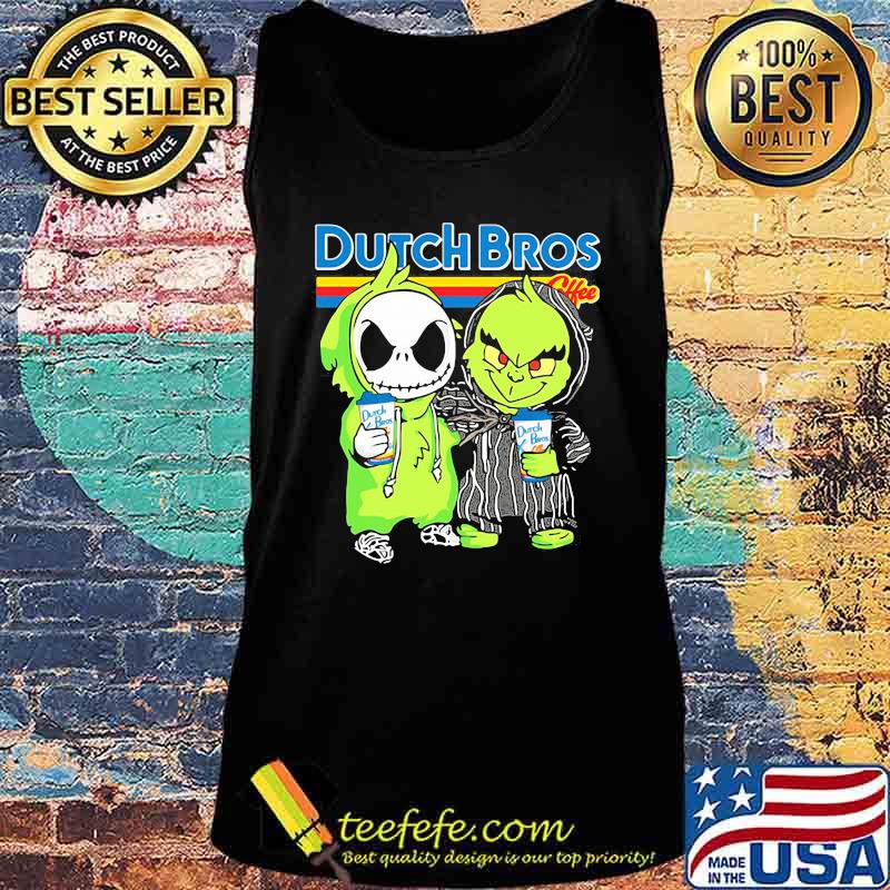 Nightmare and Grinch Dutch Bros Coffee s Tank top Nightmare and Grinch Dutch Bros Coffee s Tank top