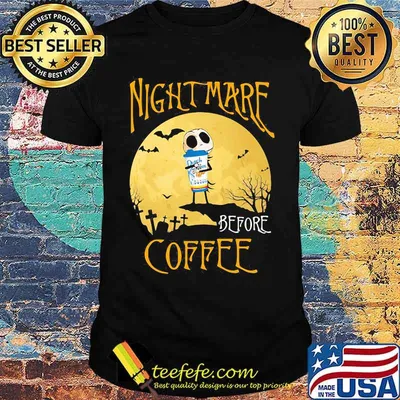 Nightmare before coffee hug Dutch Bros Halloween shirt
