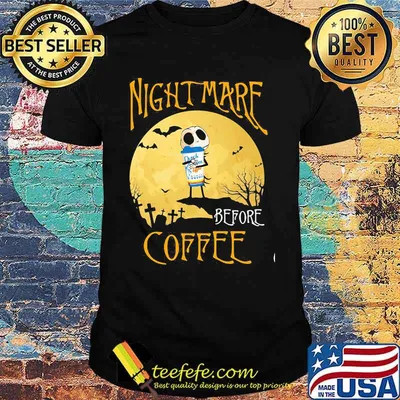 Nightmare before coffee hug Dutch Bros Halloween shirt