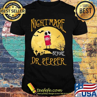 Nightmare before Dr Pepper Halloween shirt