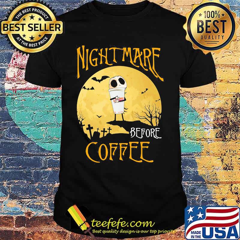 Nightmare before Dunkin Donuts Halloween shirt