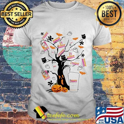 Official arvore drink dunkin pumpkin halloween shirt