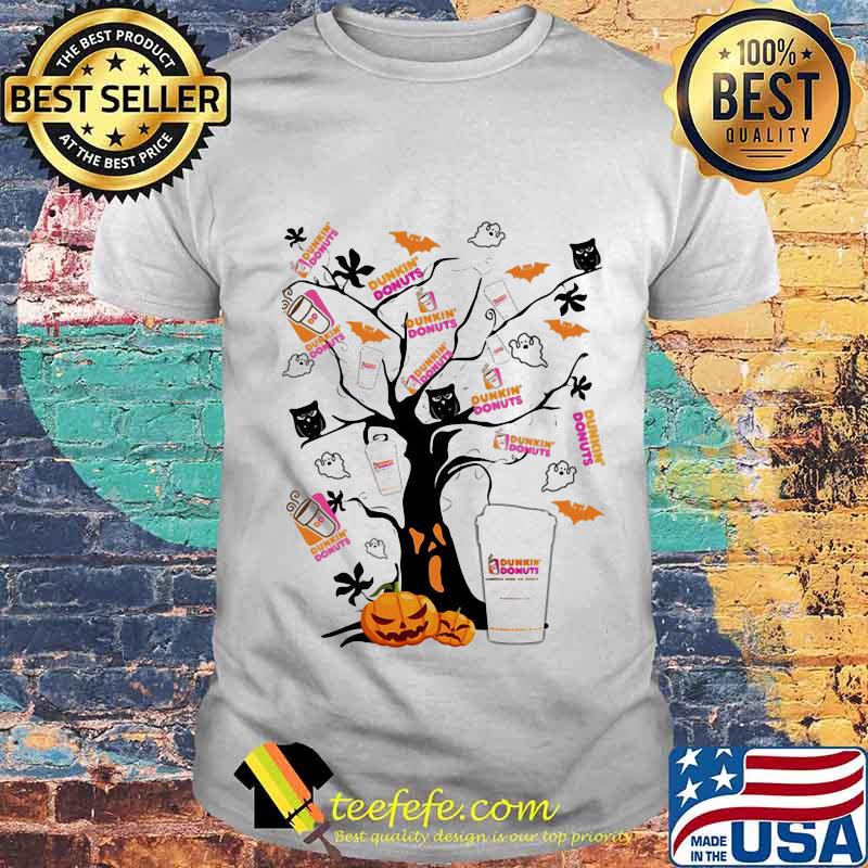 Official arvore drink dunkin pumpkin halloween shirt