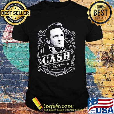 Official johnny cash merchandise shirt