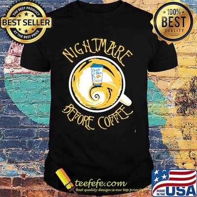Official Nightmare before coffee hug Dutch Bros Halloween shirt