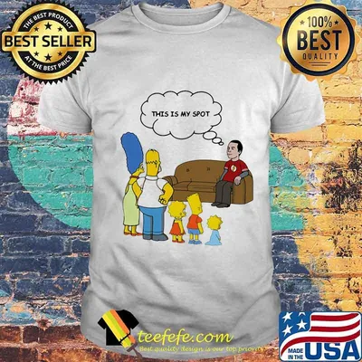 Official this is my spot simpsons family shirt