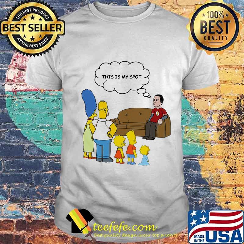 Official this is my spot simpsons family shirt