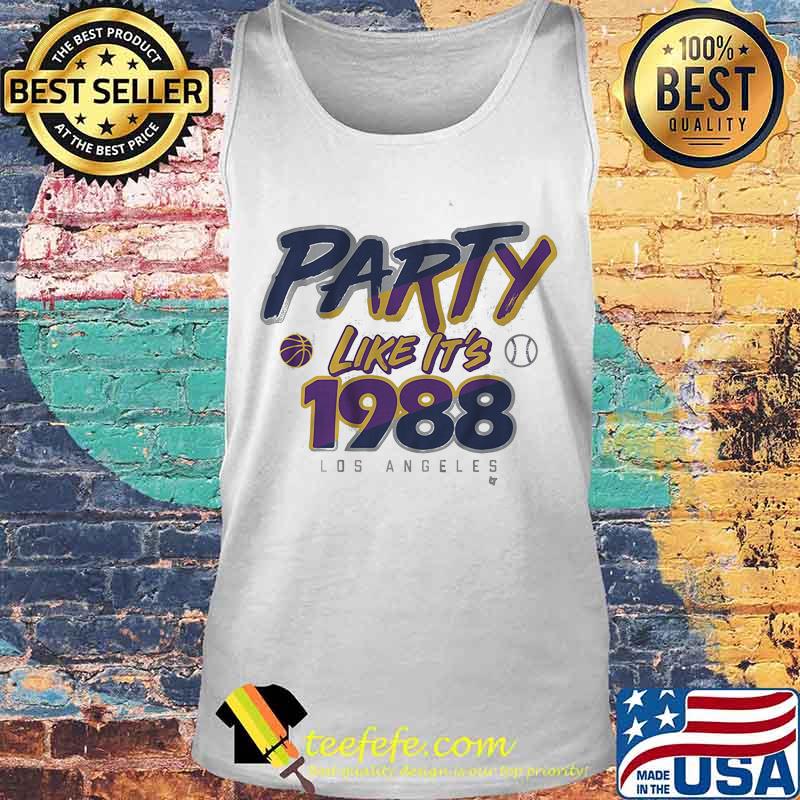 Party like it's 1988 los angeles dodgers world series s Tank top Party like it's 1988 los angeles dodgers world series s Tank top