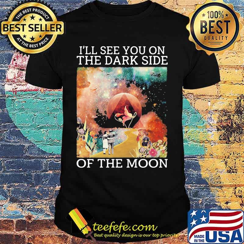 Pink floyd band i'll see you on the dark side of the moon vintage shirt
