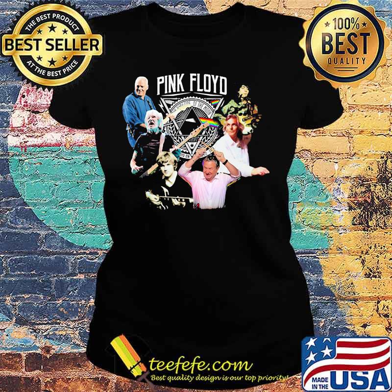 Pink floyd band members rainbow vintage s Ladies tee Pink floyd band members rainbow vintage s Ladies tee