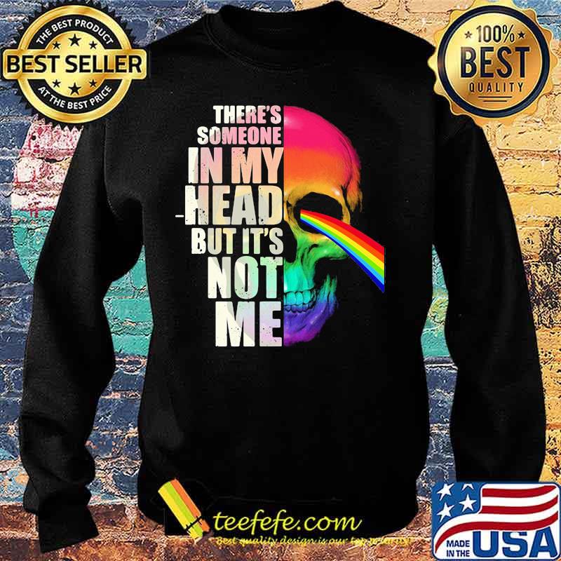 Pink floyd band skull there's someone in my head but it's not me lgbt s Sweater Pink floyd band skull there's someone in my head but it's not me lgbt s Sweater