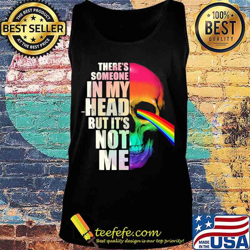 Pink floyd band skull there's someone in my head but it's not me lgbt s Tank top Pink floyd band skull there's someone in my head but it's not me lgbt s Tank top